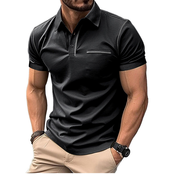 Polo homme confortable et léger pour le sport – Image 2